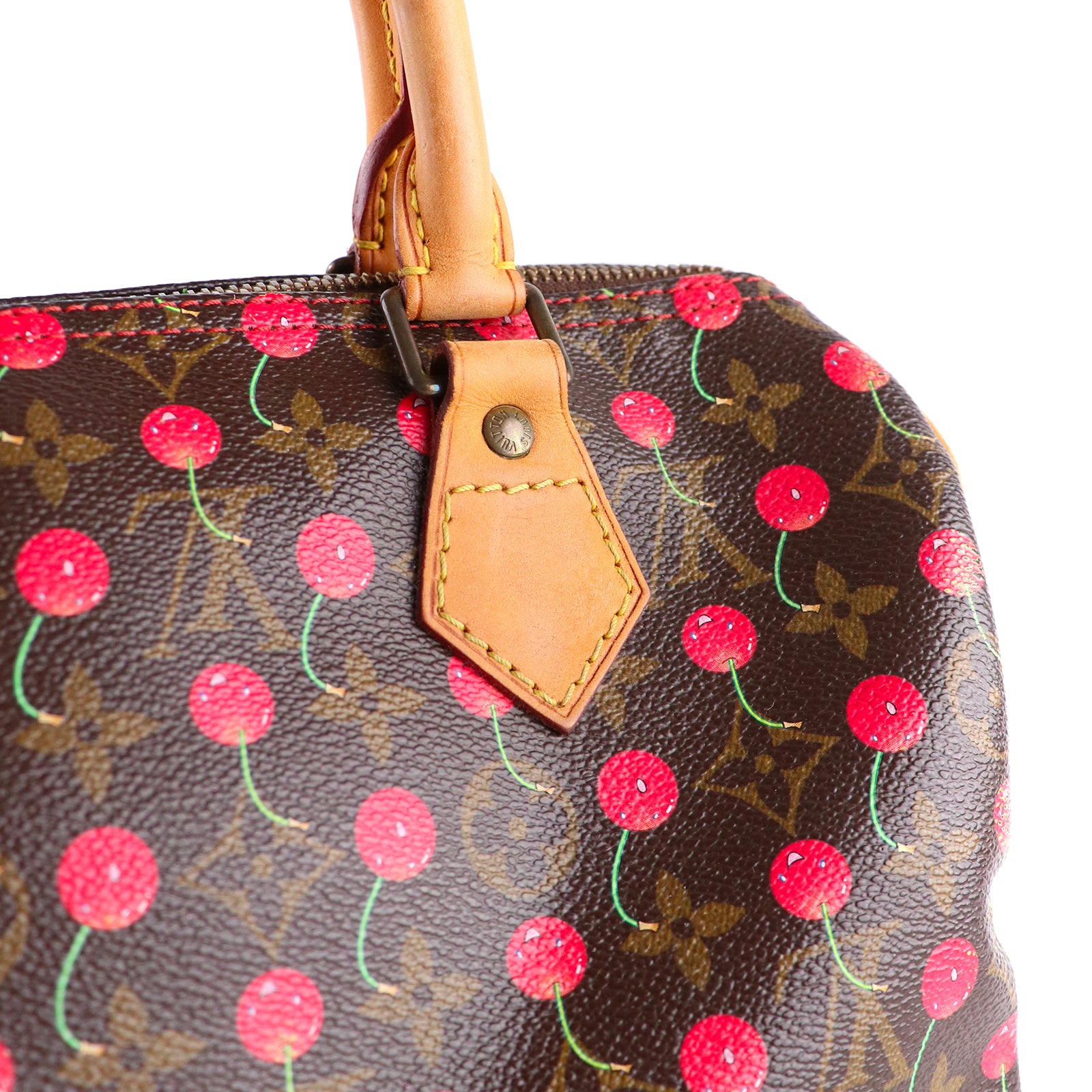 LOUIS VUITTON - Sac à main Speedy 25 en toile monogramme Murakami Cerises