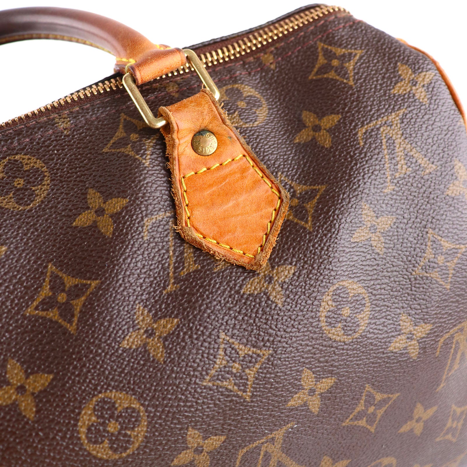 LOUIS VUITTON - Sac à main Speedy 30 en toile monogrammée