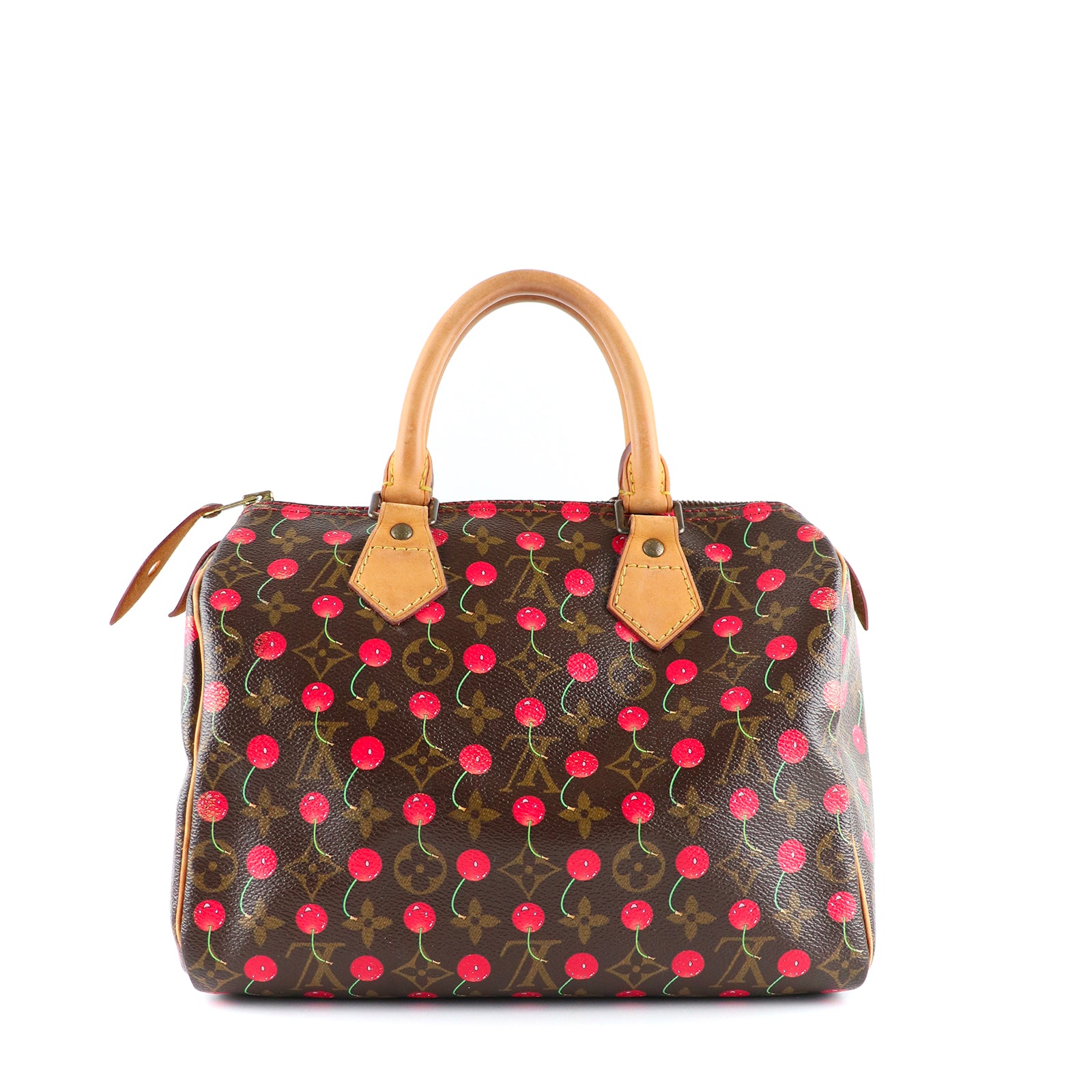 LOUIS VUITTON - Sac à main Speedy 25 en toile monogramme Murakami Cerises