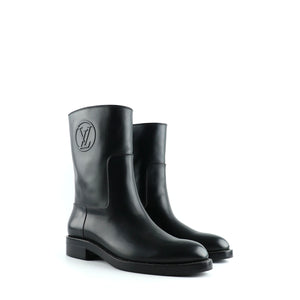 LOUIS VUITTON - Bottes Overdrive en cuir noir (T40)
