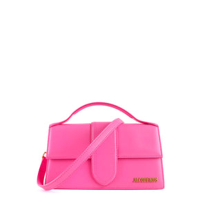 JACQUEMUS - Le Grand Bambino shoulder bag in pink leather