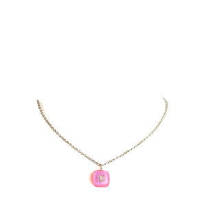 CHANEL - CC cube necklace