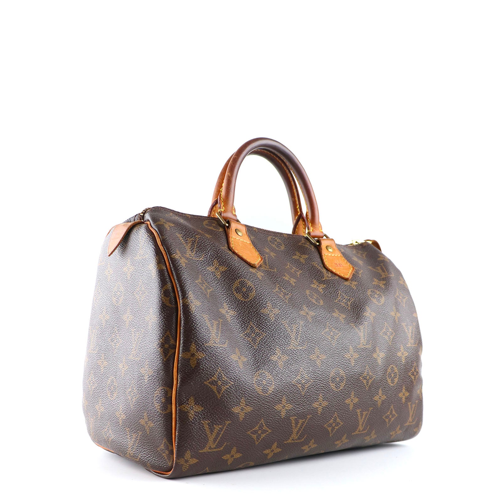 LOUIS VUITTON - Sac à main Speedy 30 en toile monogrammée