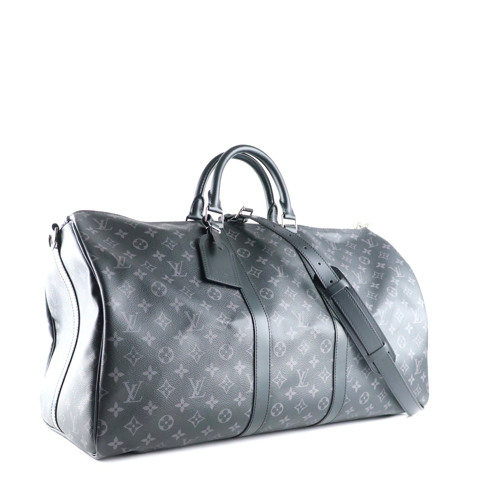 LOUIS VUITTON - Sac de voyage Keepall 55 en toile Monogram Eclipse