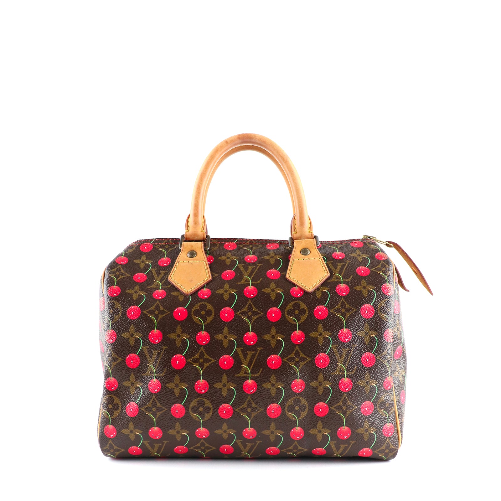LOUIS VUITTON - Sac à main Speedy 25 en toile monogramme Murakami Cerises