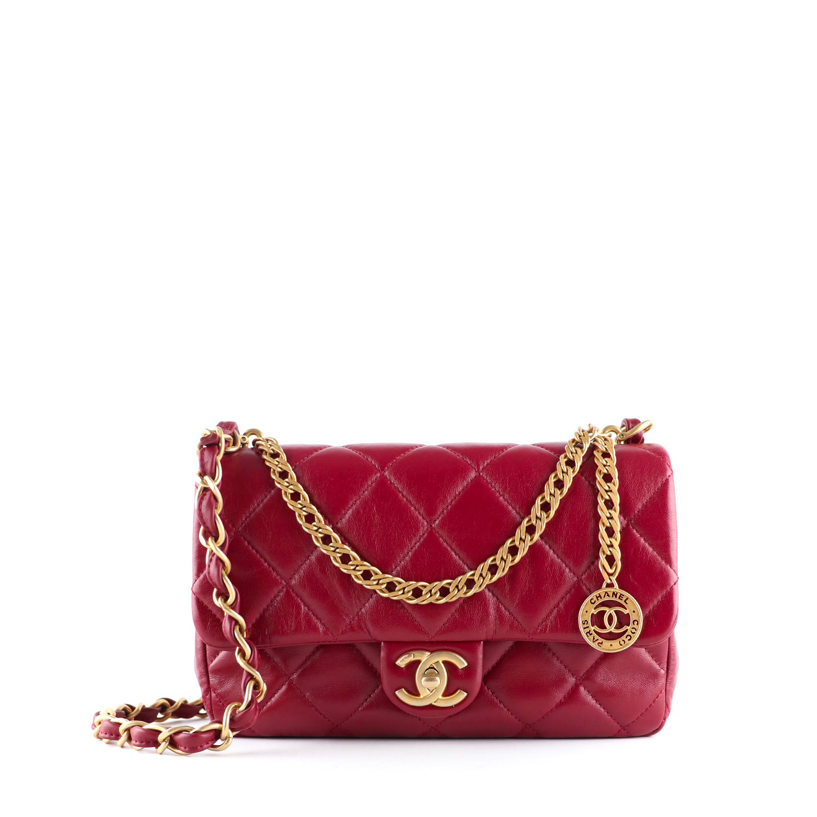 CHANEL - Sac à main Timeless édition limitée bourgogne