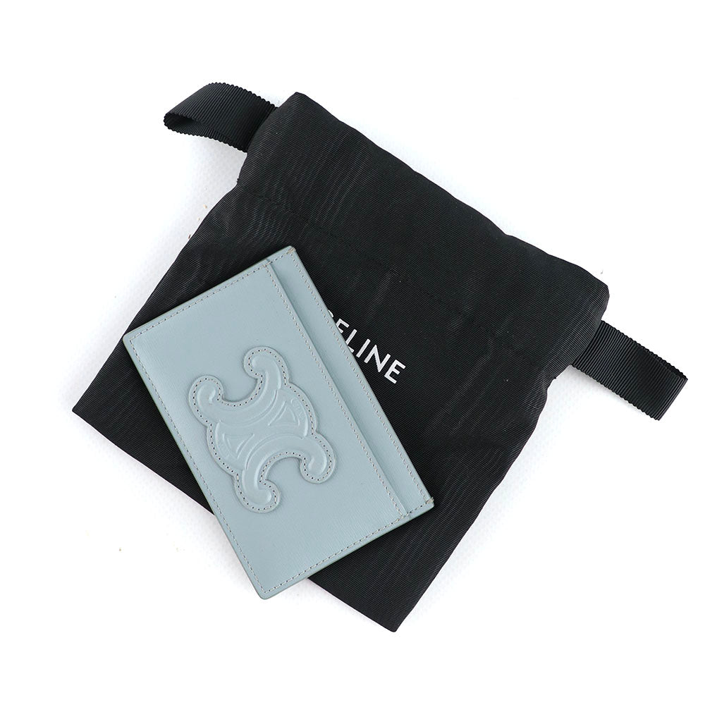 CELINE - Triomphe leather card holder