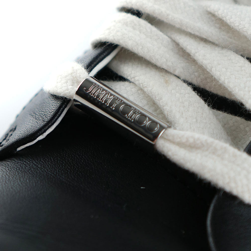 JIMMY CHOO - Rome sneakers in black leather (T37)