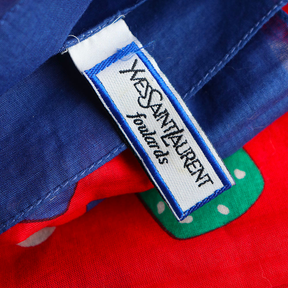 SAINT LAURENT - Vintage cotton square
