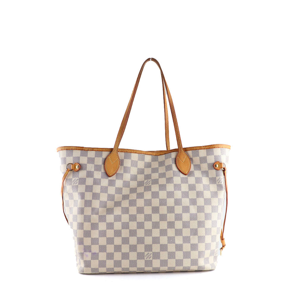 LOUIS VUITTON - Sac cabas Neverfull MM damier azur