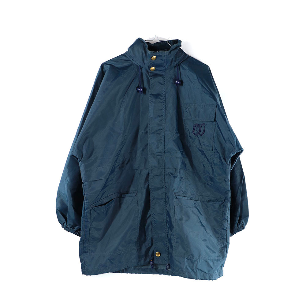 DIOR - Coupe vent en nylon bleu marine (S)