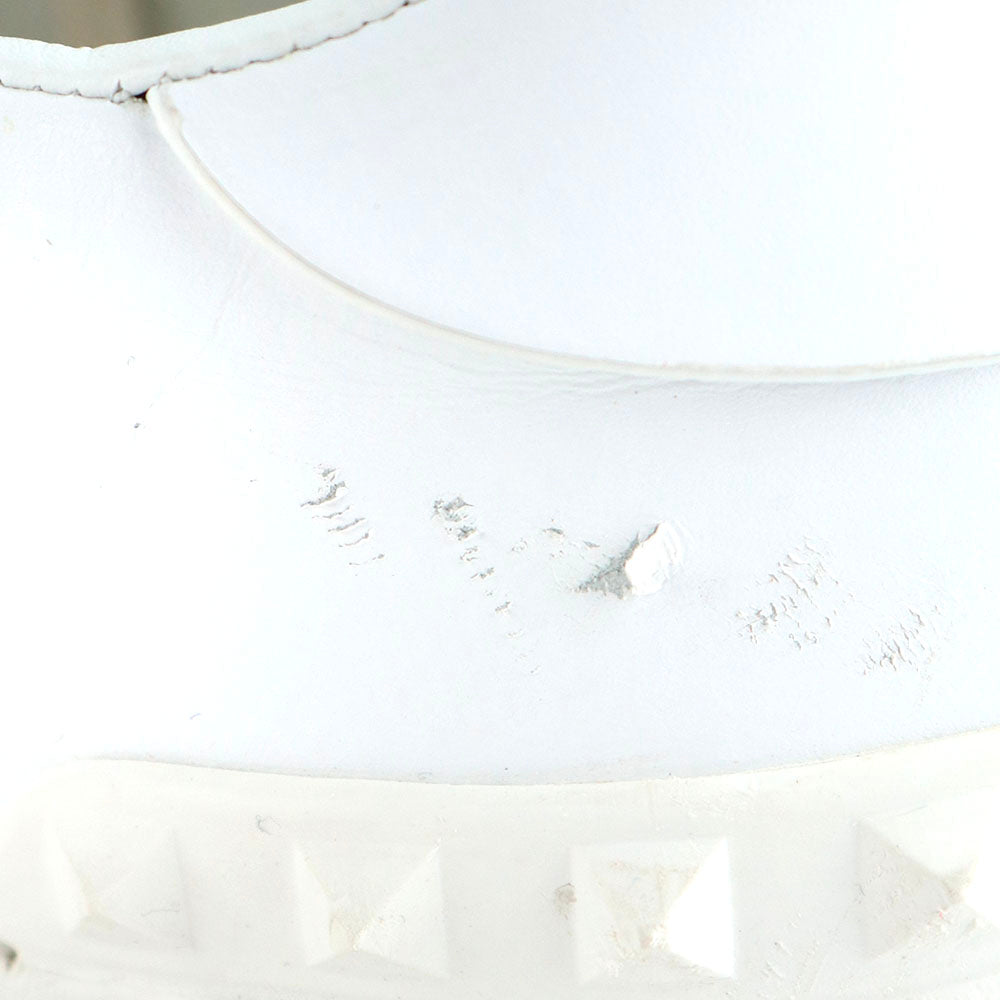 VALENTINO - Open sneakers in white leather (T36.5)