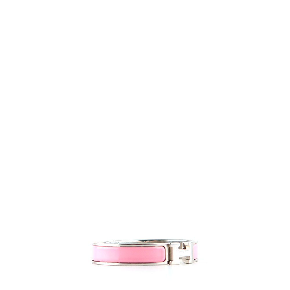 HERMÈS - Pink Clic H bracelet