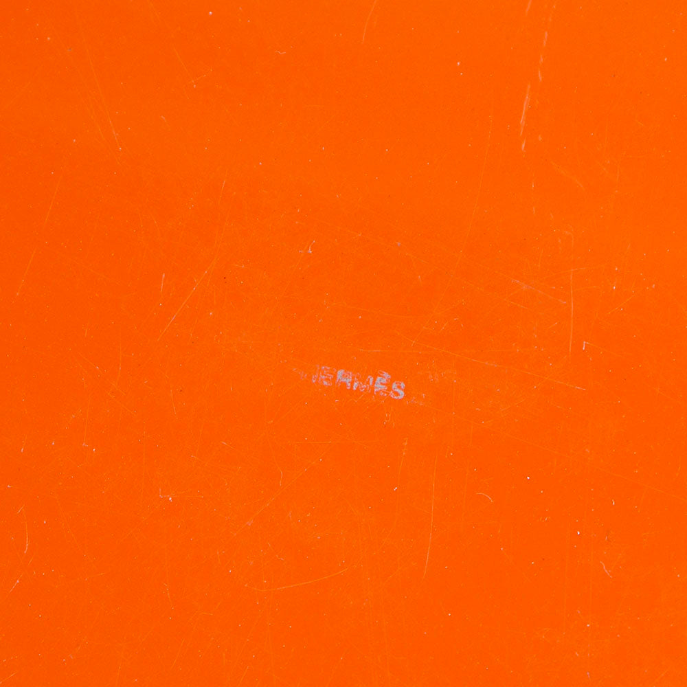 HERMÈS - Atrium storage compartment in orange lacquered wood