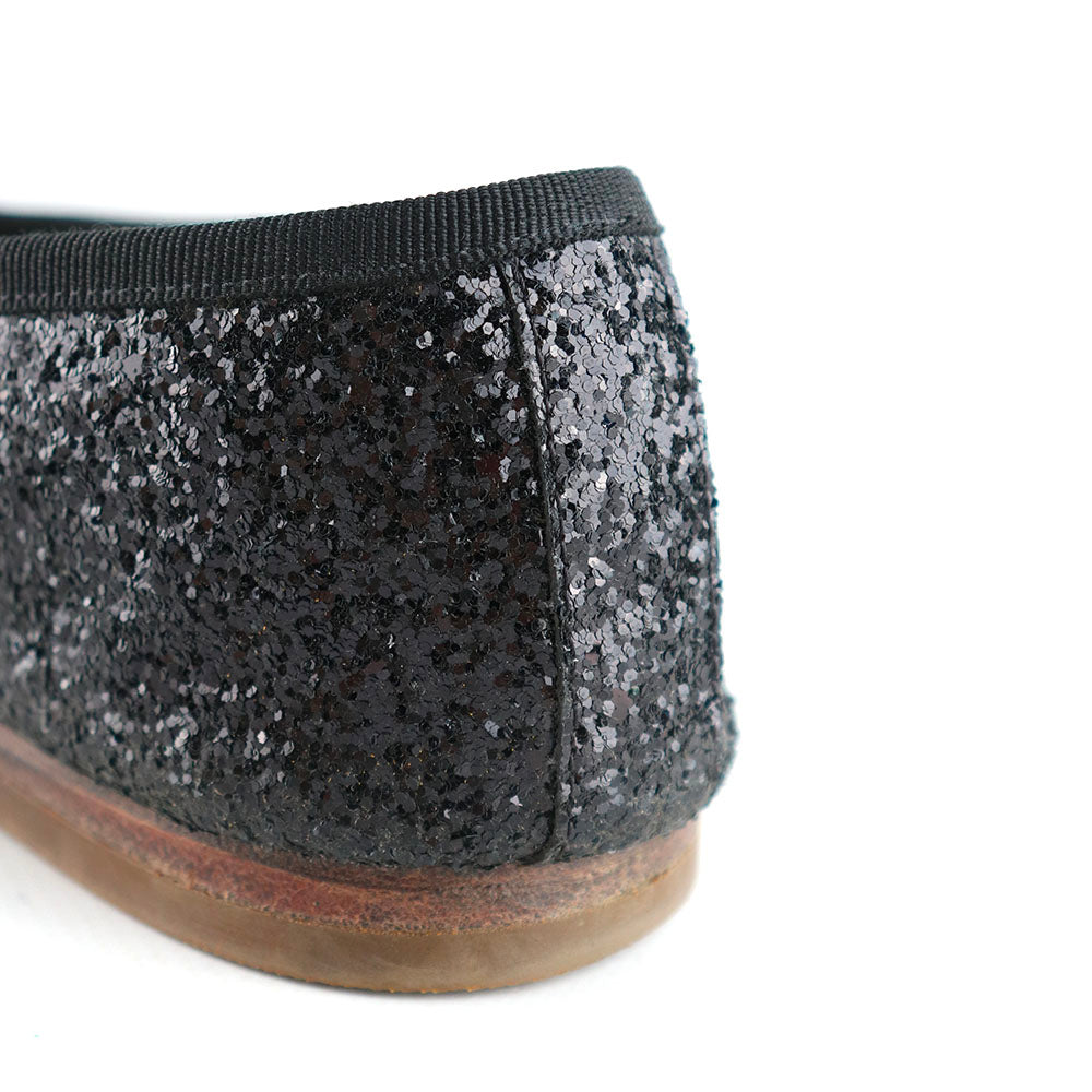CELINE - Triomphe glitter ballerinas (T39)