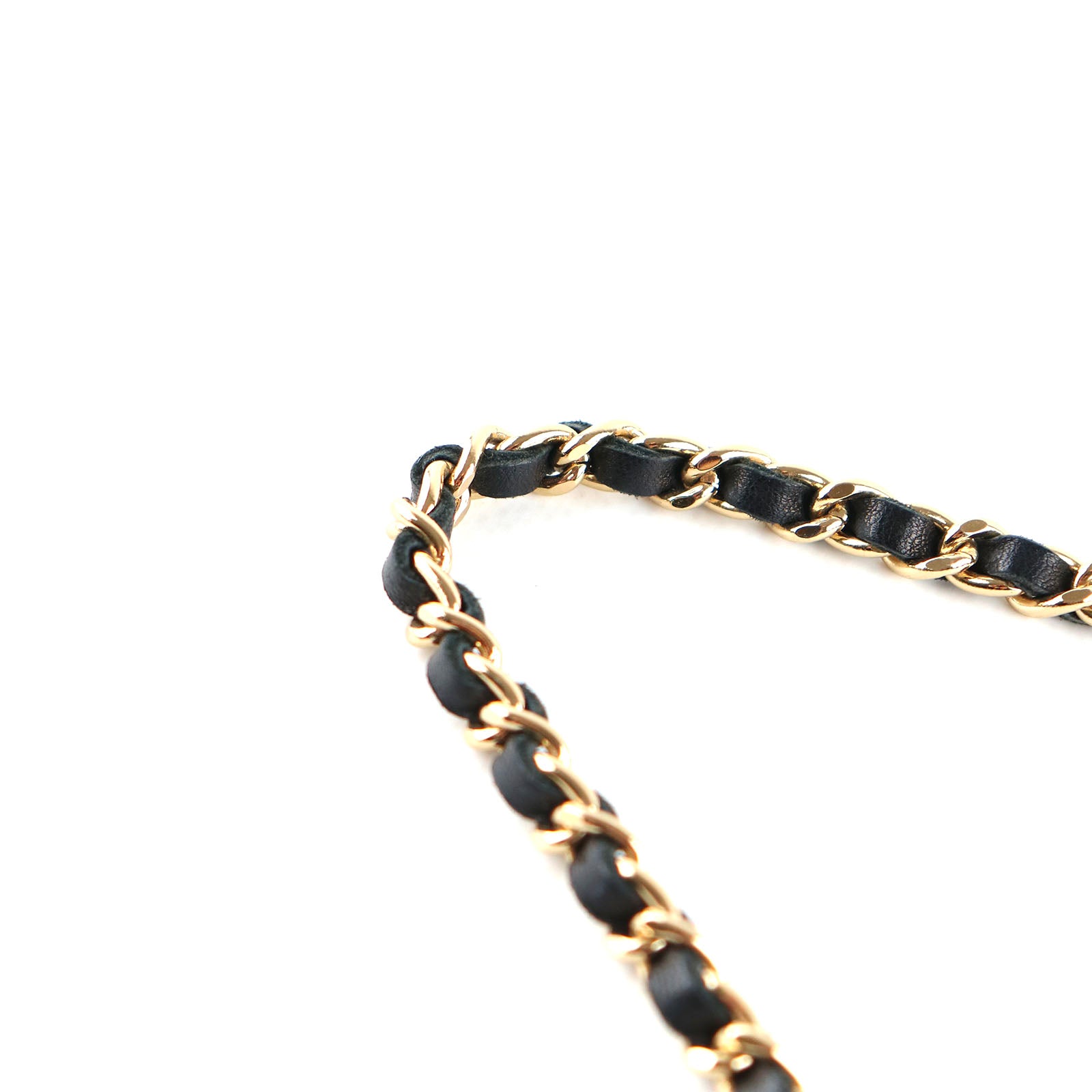 CHANEL - Sac à main East-West en coton noir