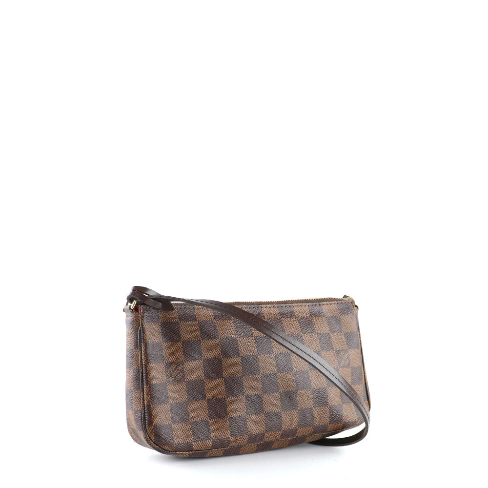 LOUIS VUITTON - Pochette Accessoires NM en toile enduite damier ébène