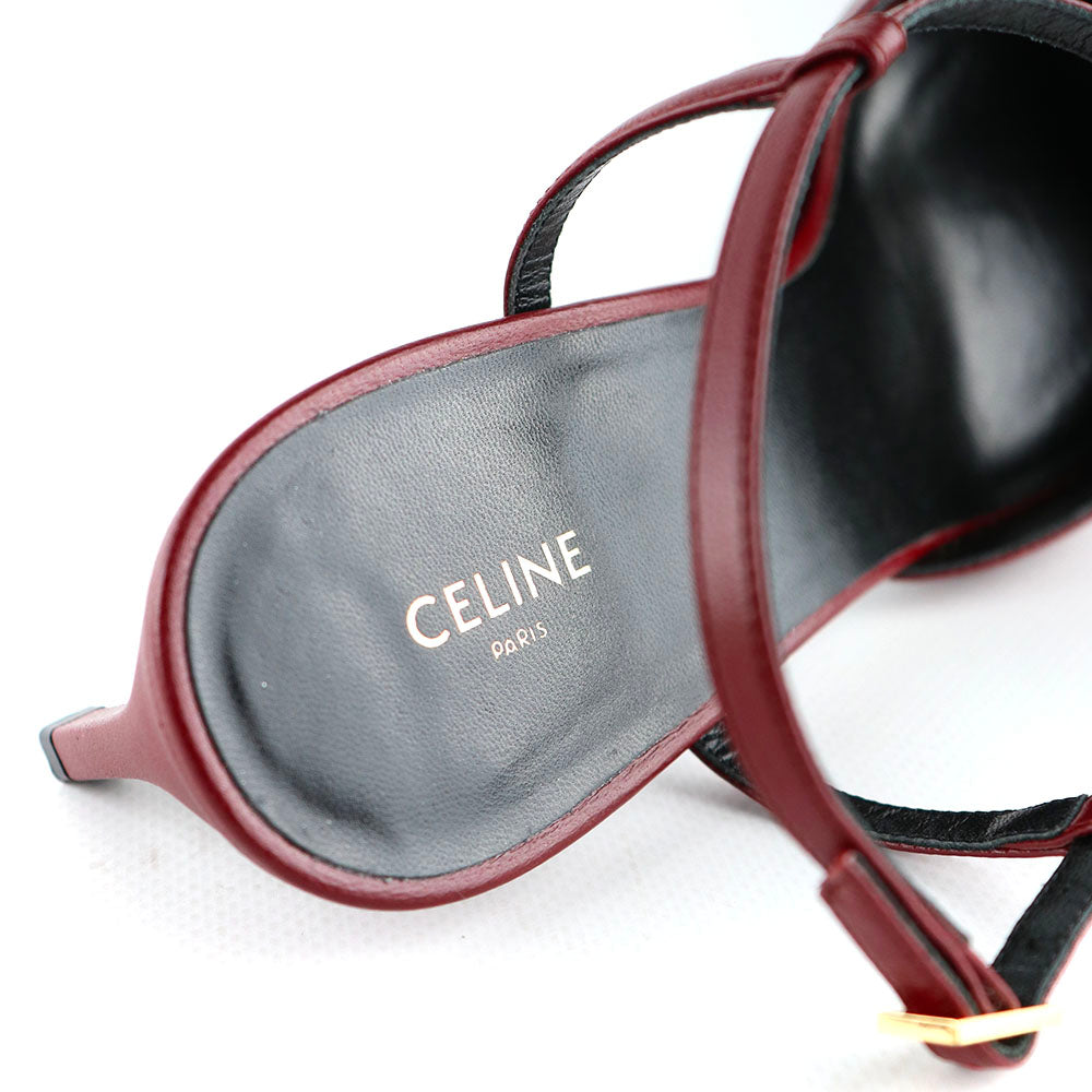 CELINE - Escarpins Kitten en cuir (T39)