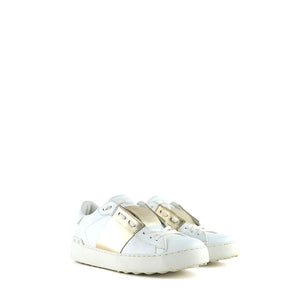 VALENTINO - Open sneakers in white leather (T36.5)