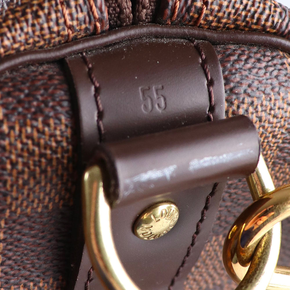 LOUIS VUITTON - Keepall 55 travel bag in damier ebony canvas