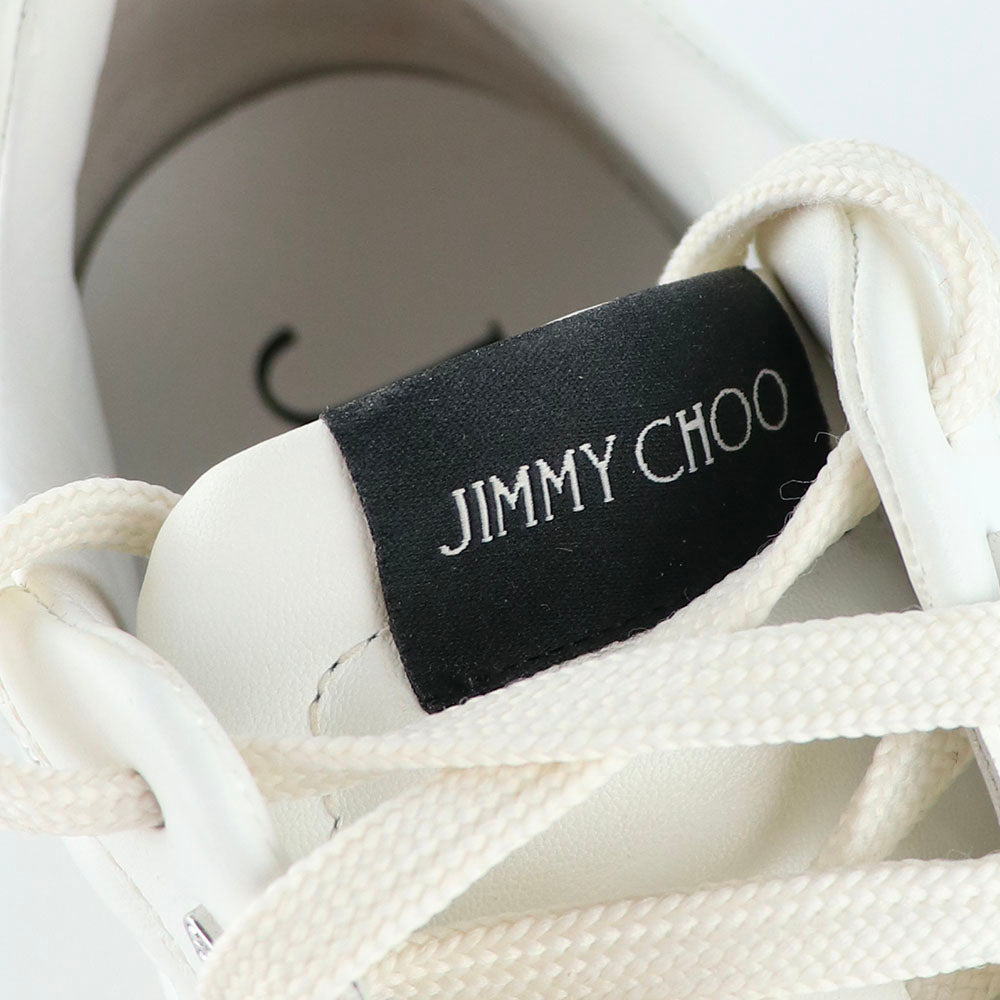 JIMMY CHOO - Sneakers Hawaï en cuir blanc (T37)