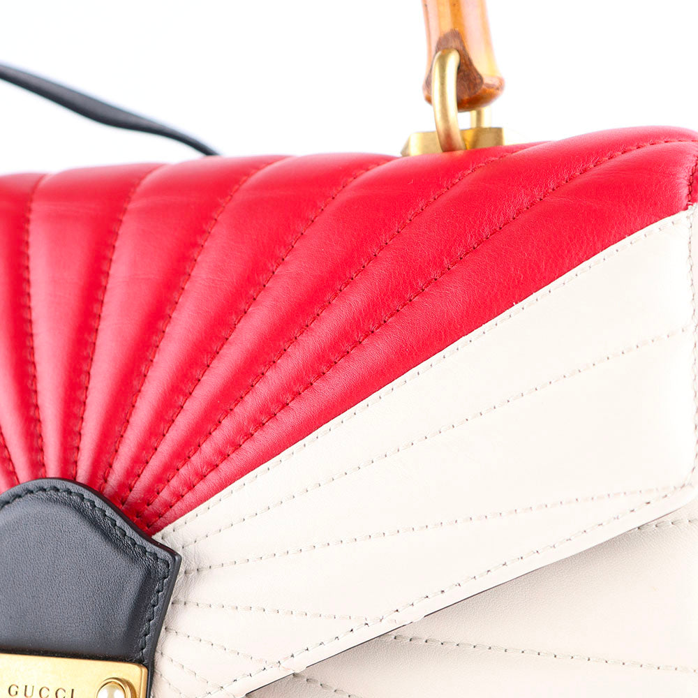 GUCCI - Queen Margaret shoulder bag in quilted leather