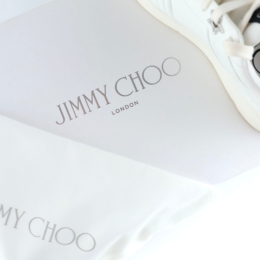 JIMMY CHOO - Sneakers Hawaï en cuir blanc (T37)