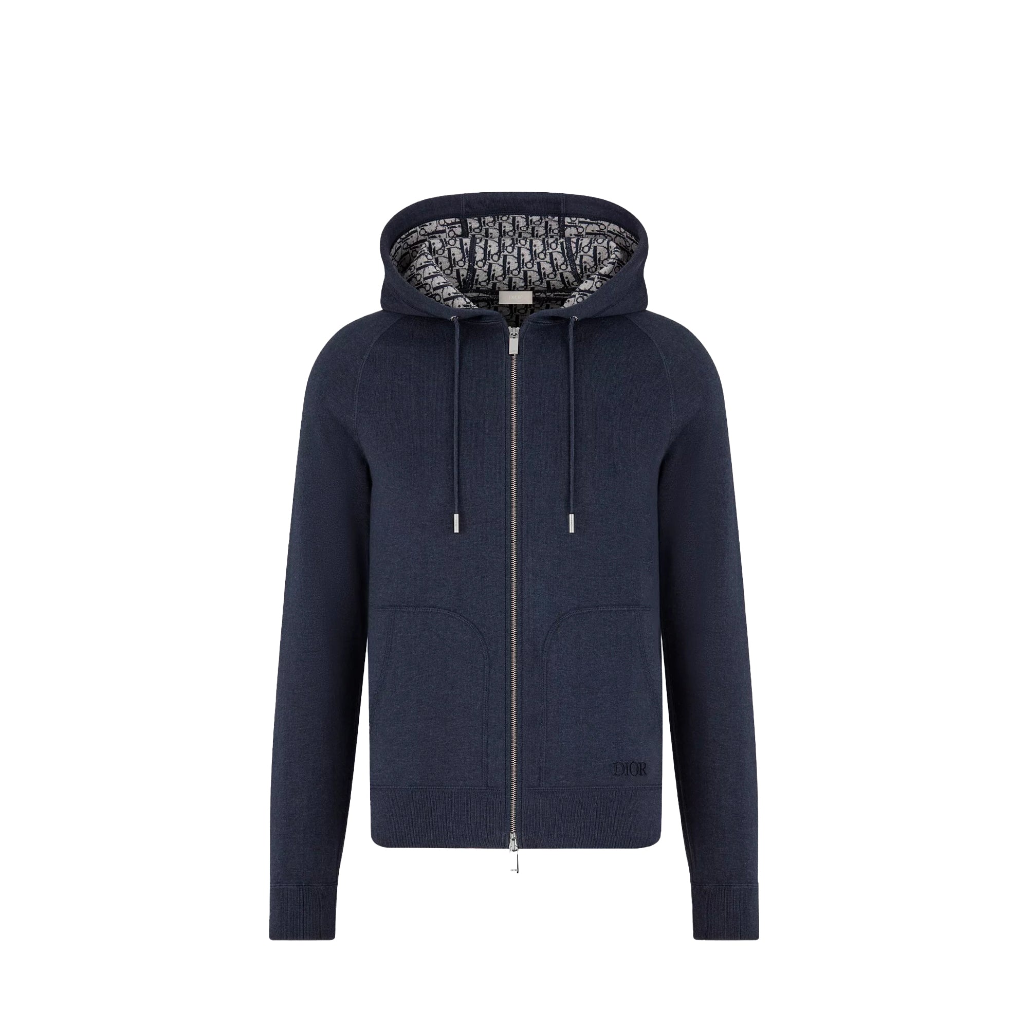 DIOR - Veste de survêtement Dior en coton bleu marine (M)
