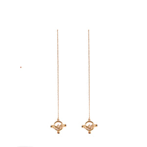 DIOR - J'Adior Dior earrings with gold charms