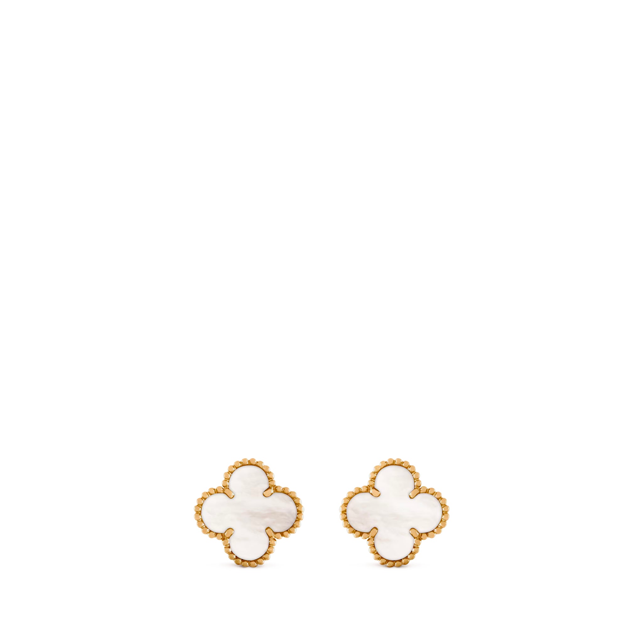 VAN CLEEF & ARPELS - Boucles d'oreilles Vintage Alhambra Van Cleef & Arpels en or jaune