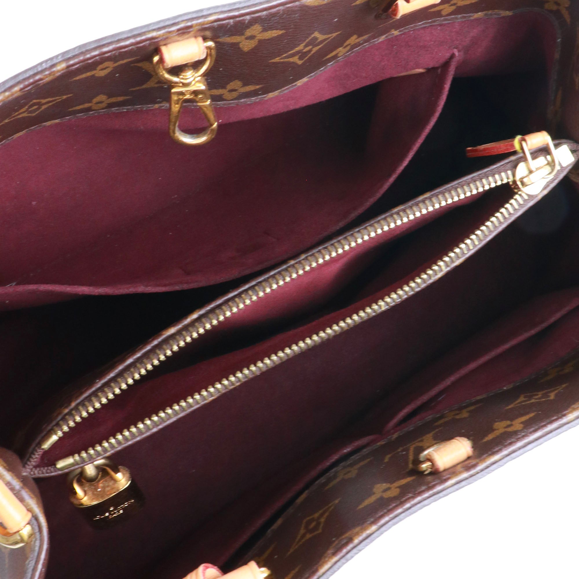 LOUIS VUITTON - Sac à main Montaigne MM Louis Vuitton en toile monogrammée