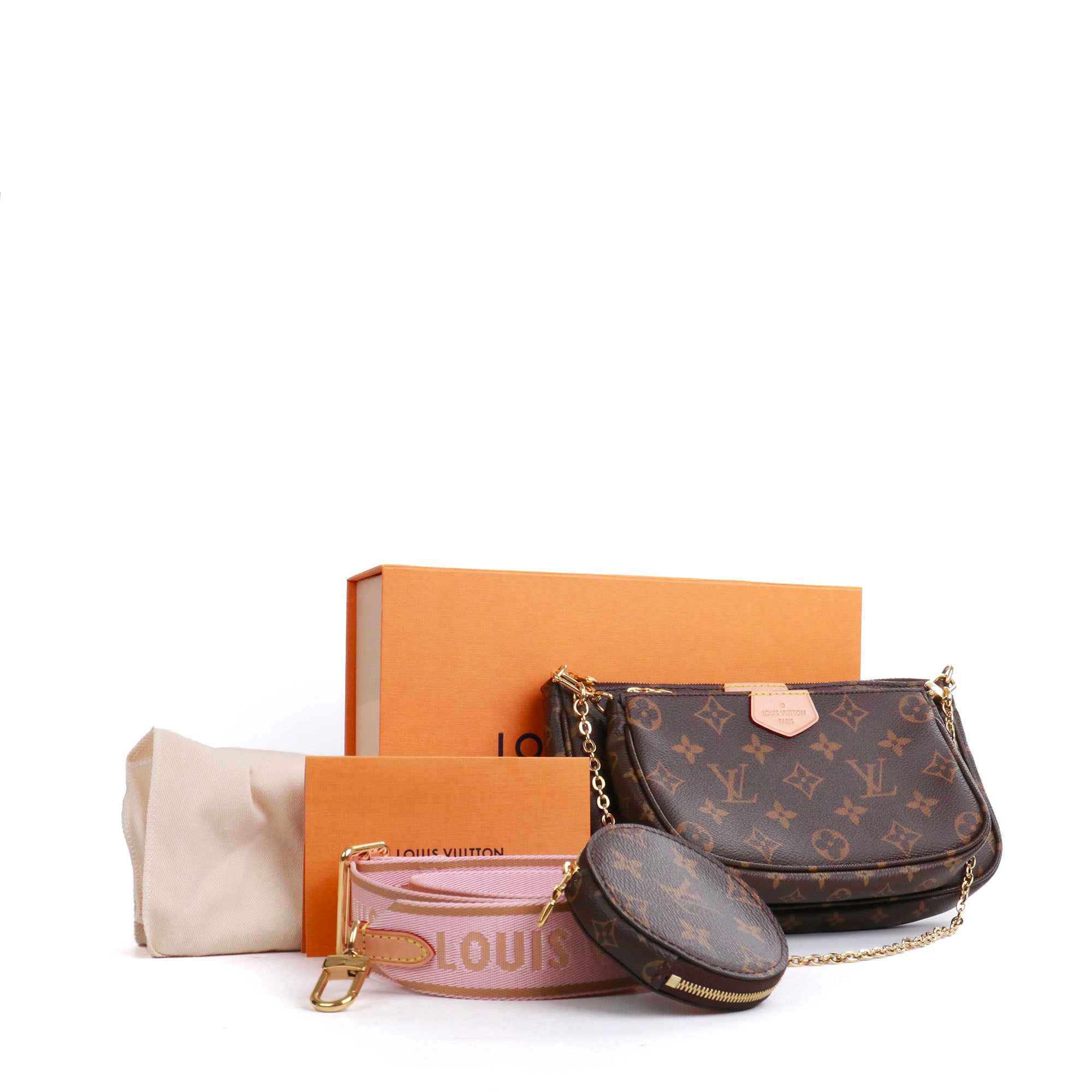 LOUIS VUITTON - Sac à bandoulière Multi Pochette Accessoires Louis Vuitton en toile monogramme