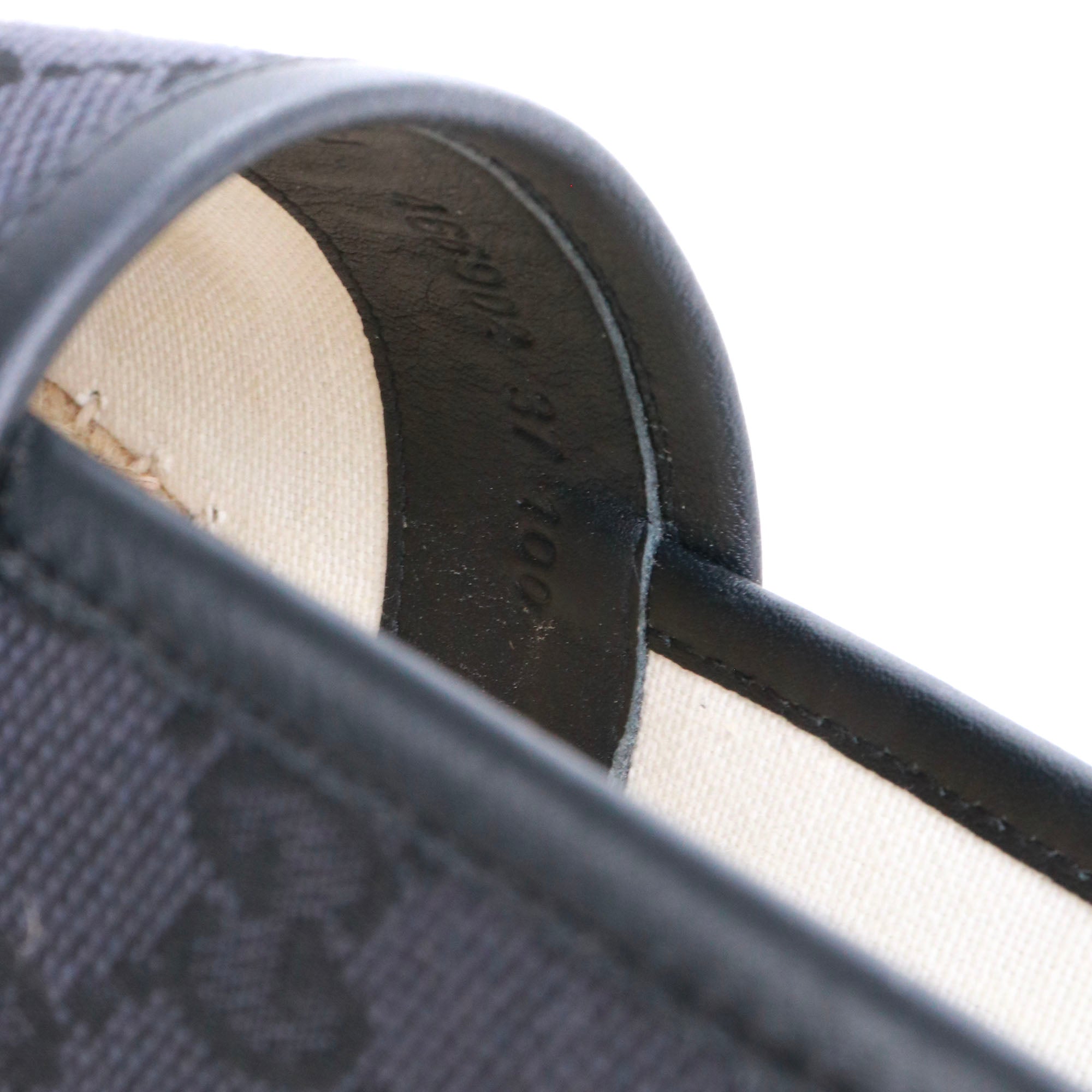 GUCCI - Espadrilles in GG canvas and bees (T36.5)