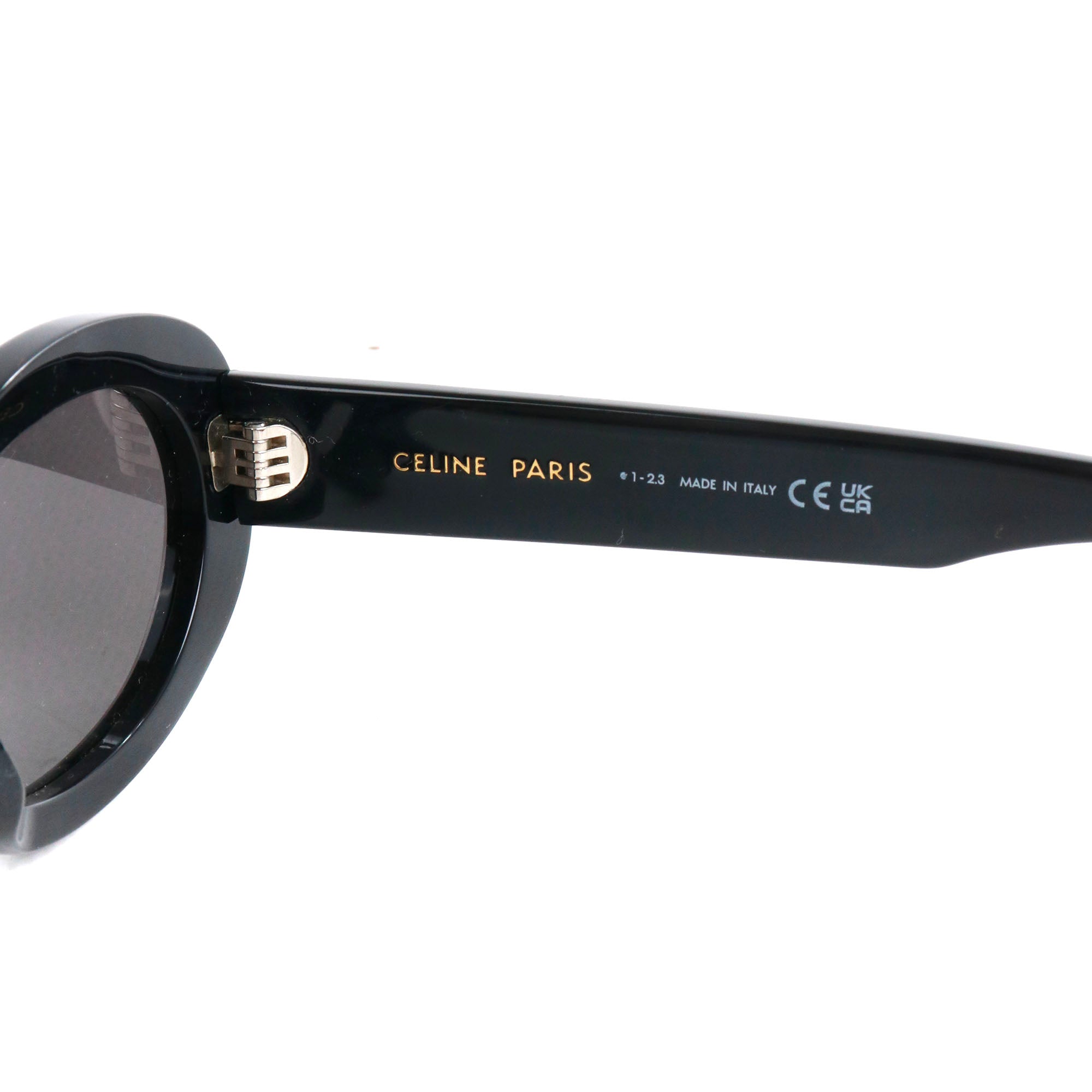 CELINE - Lunettes de soleil Triomphe Celine en plastique noir