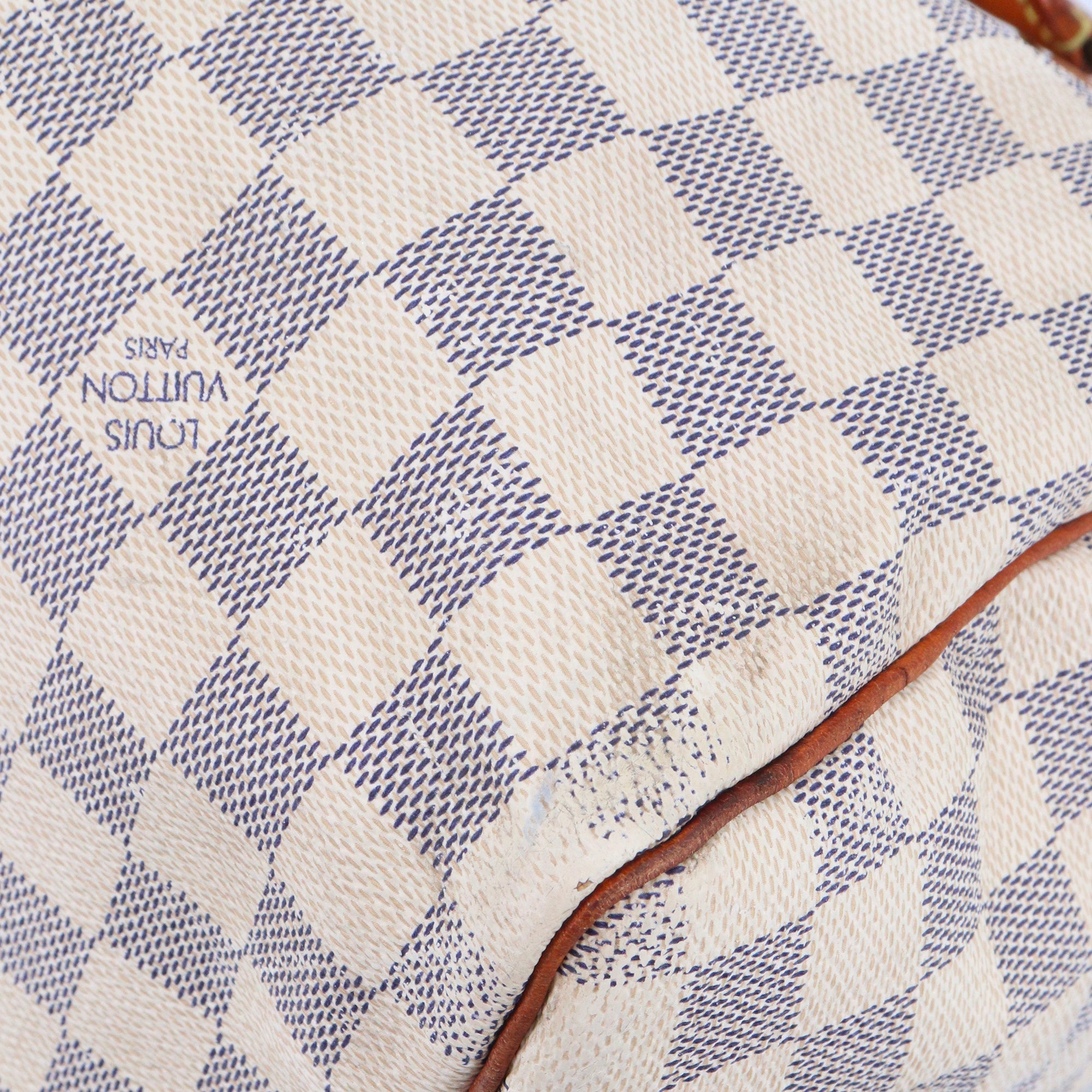LOUIS VUITTON - Louis Vuitton Speedy 35 shoulder bag in Damier Ébène canvas