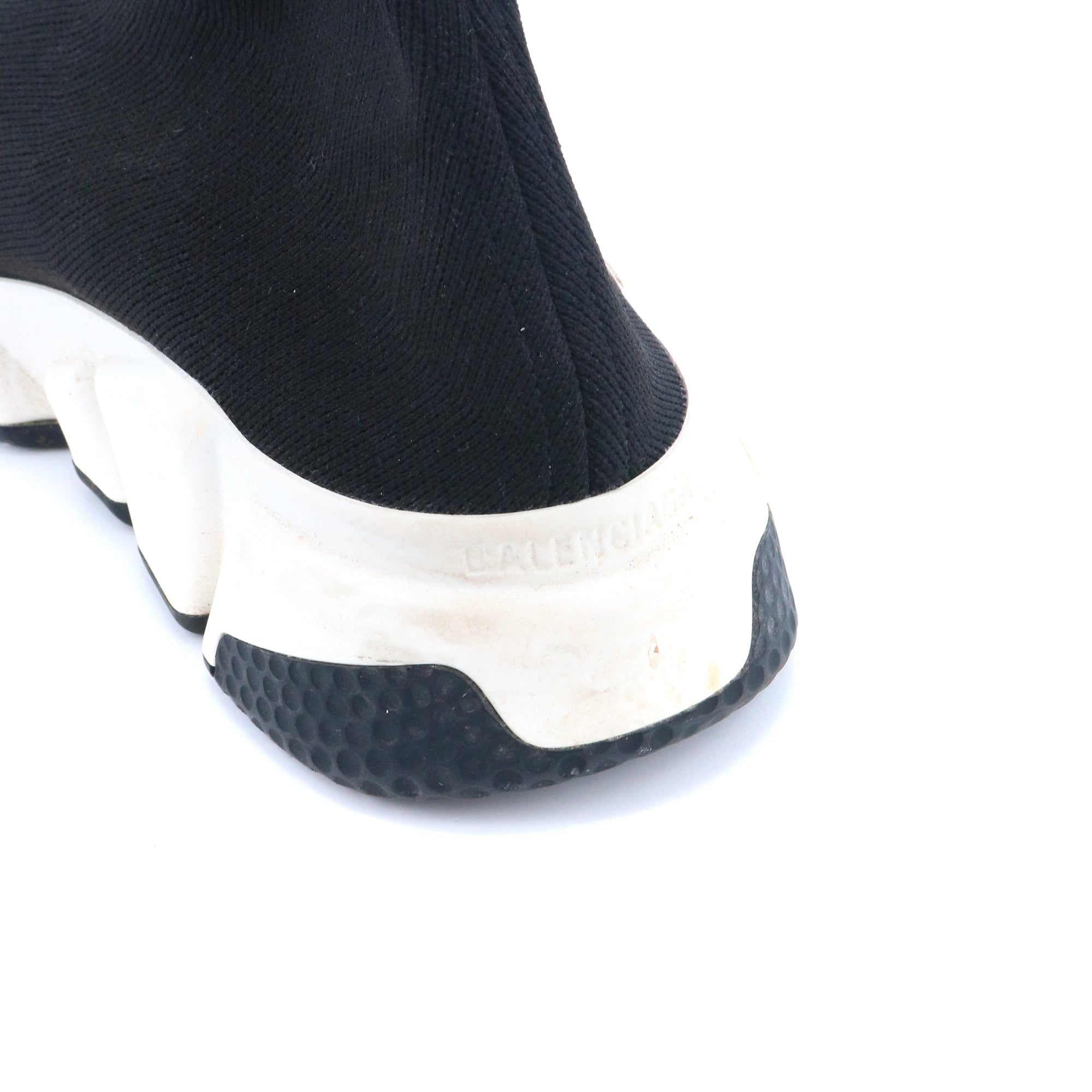 BALENCIAGA - Speed ​​Balenciaga sneakers with laces in gray canvas (T40)