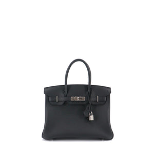 HERMÈS - Sac à main Birkin 30 Hermès en cuir togo noir