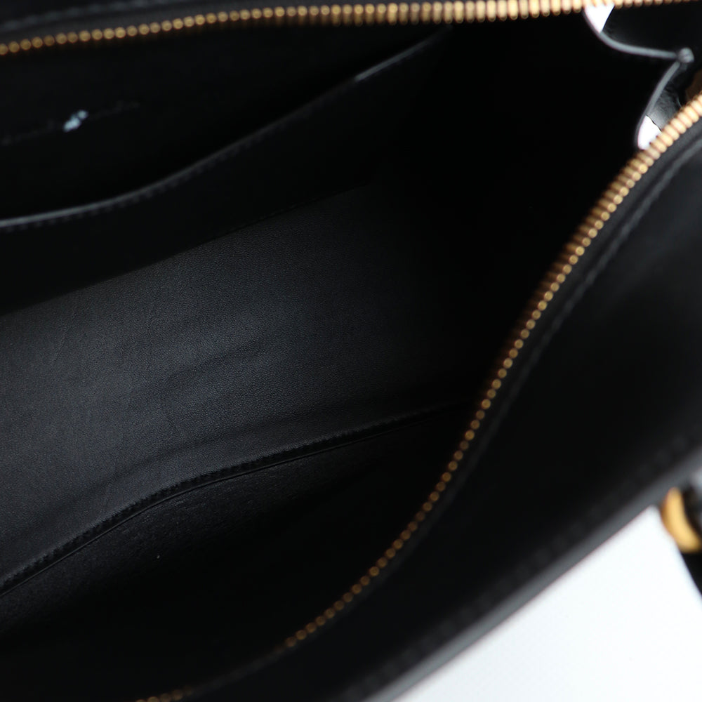 BALENCIAGA - Neo City shoulder bag in black smooth leather