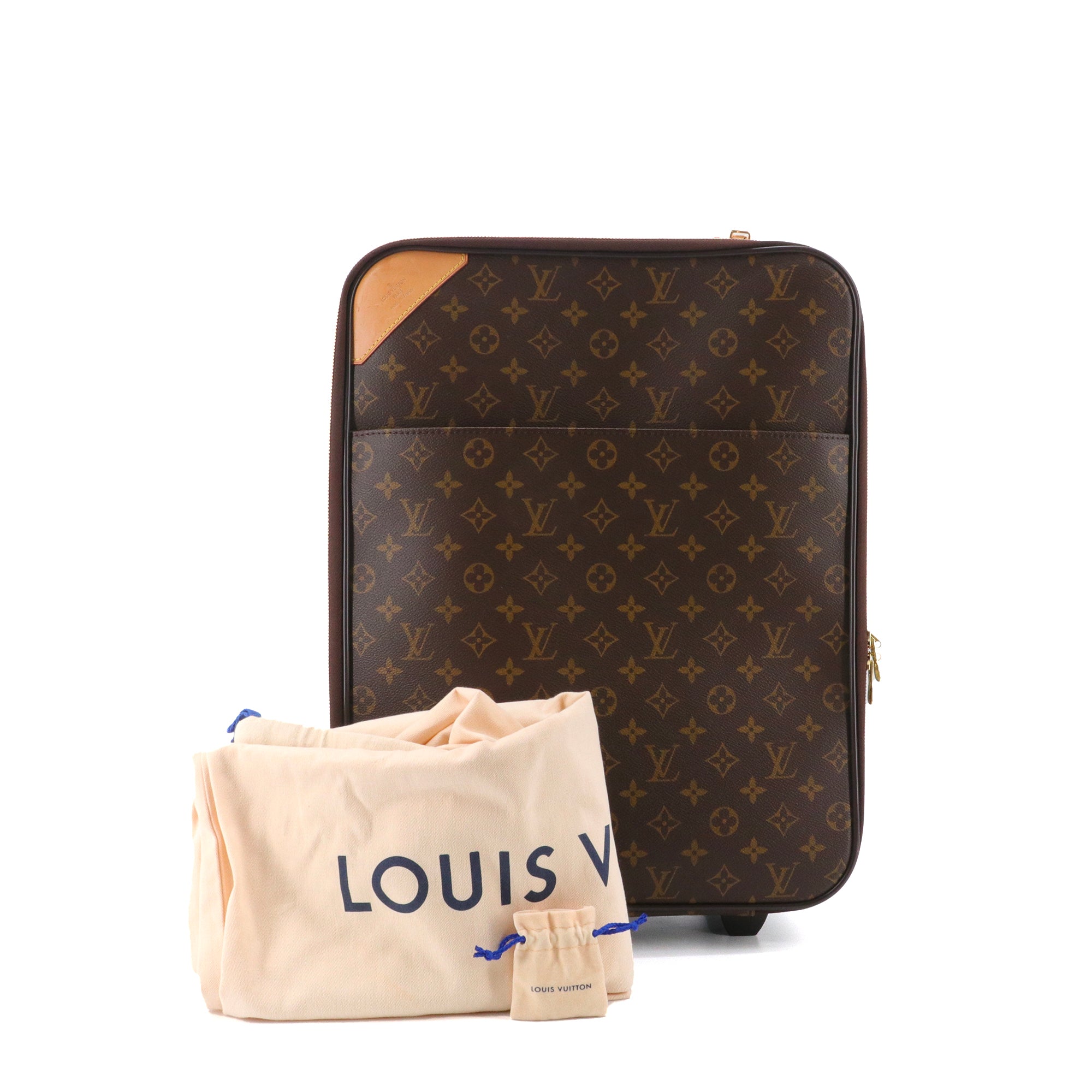LOUIS VUITTON - Valise Pégase 50 Louis Vuitton en toile monogrammée