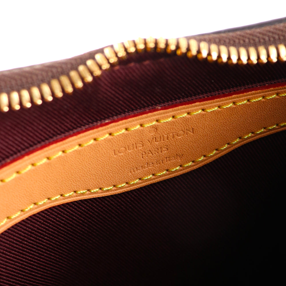 LOUIS VUITTON - Sac à bandoulière Boulogne en toile monogrammée marron