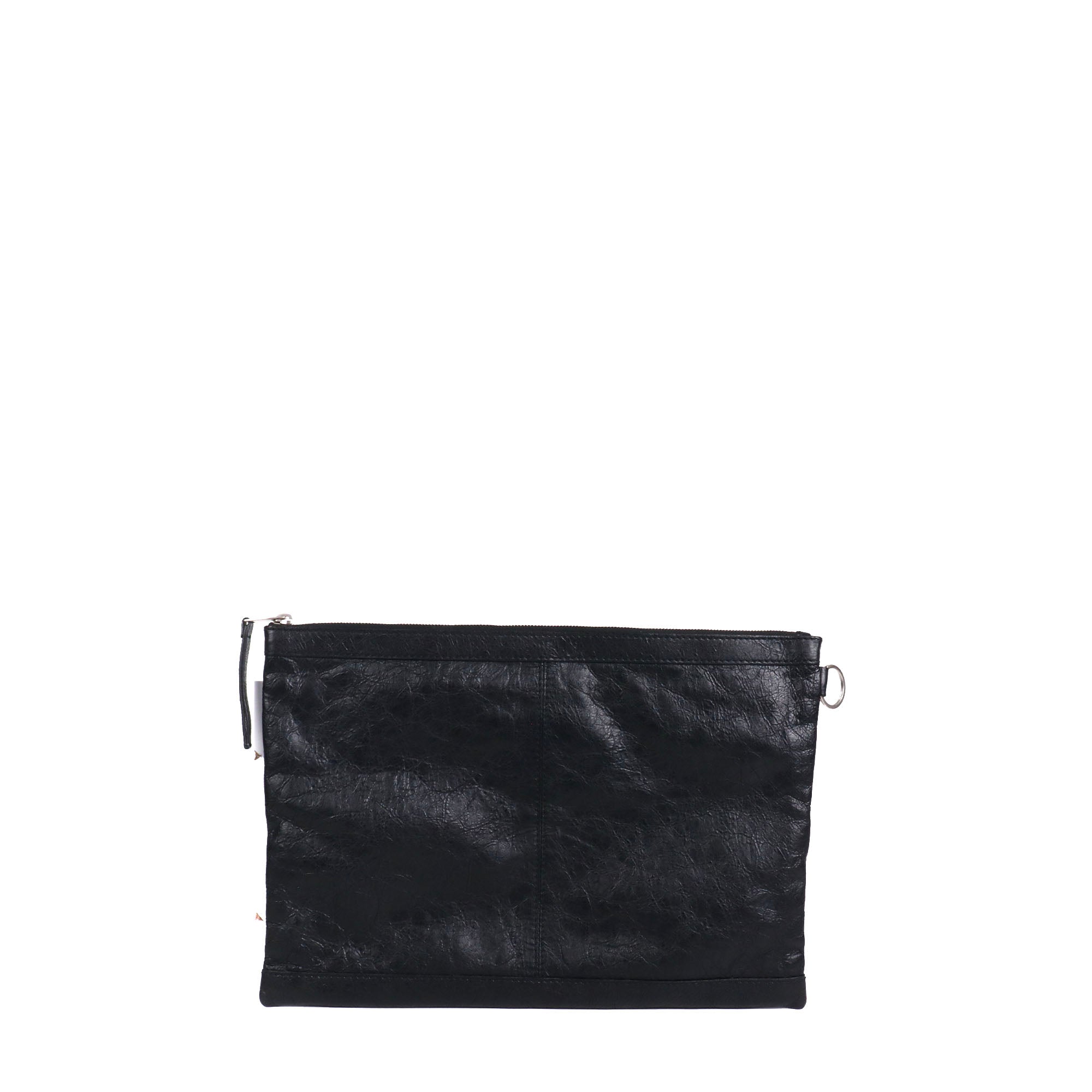 BALENCIAGA - Classic leather clutch