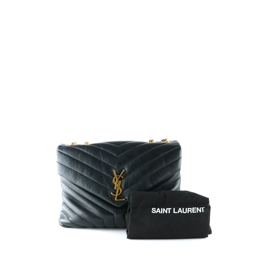 SAINT LAURENT - Sac à épaule Loulou medium en cuir matelassé