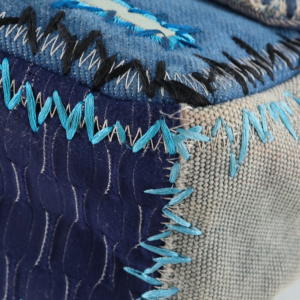 CHANEL - Sac à bandoulière Timeless Jumbo Denim Patchwork