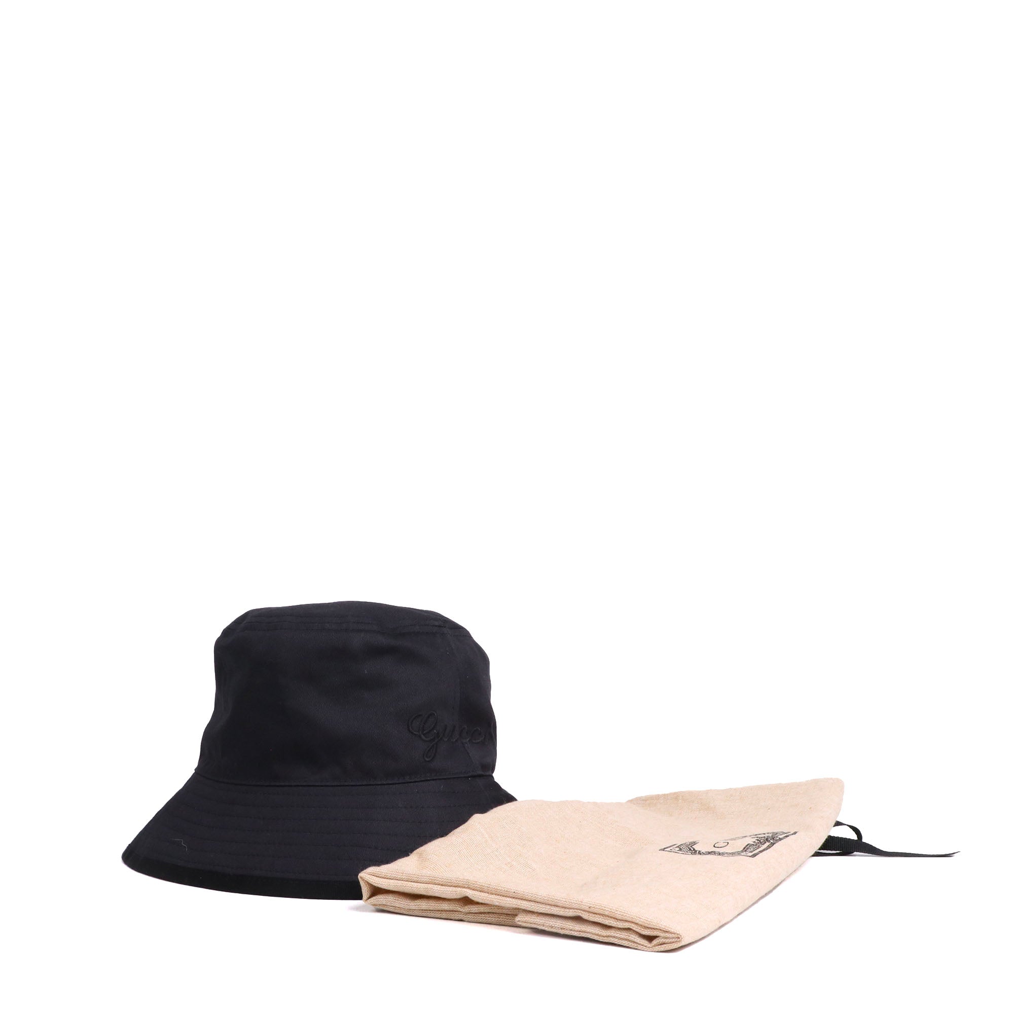 GUCCI - Gucci black cotton bob (M)