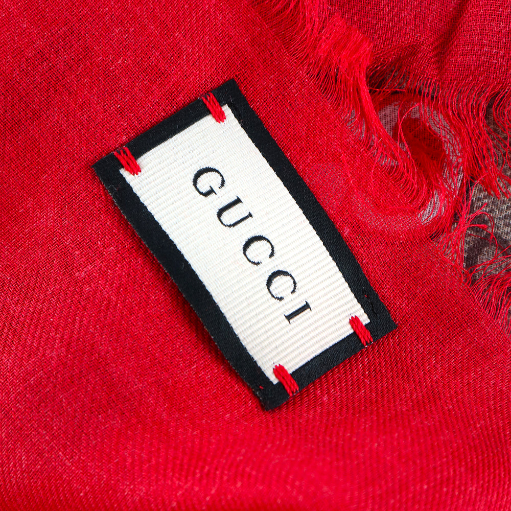 GUCCI - Large limited edition monogram stole