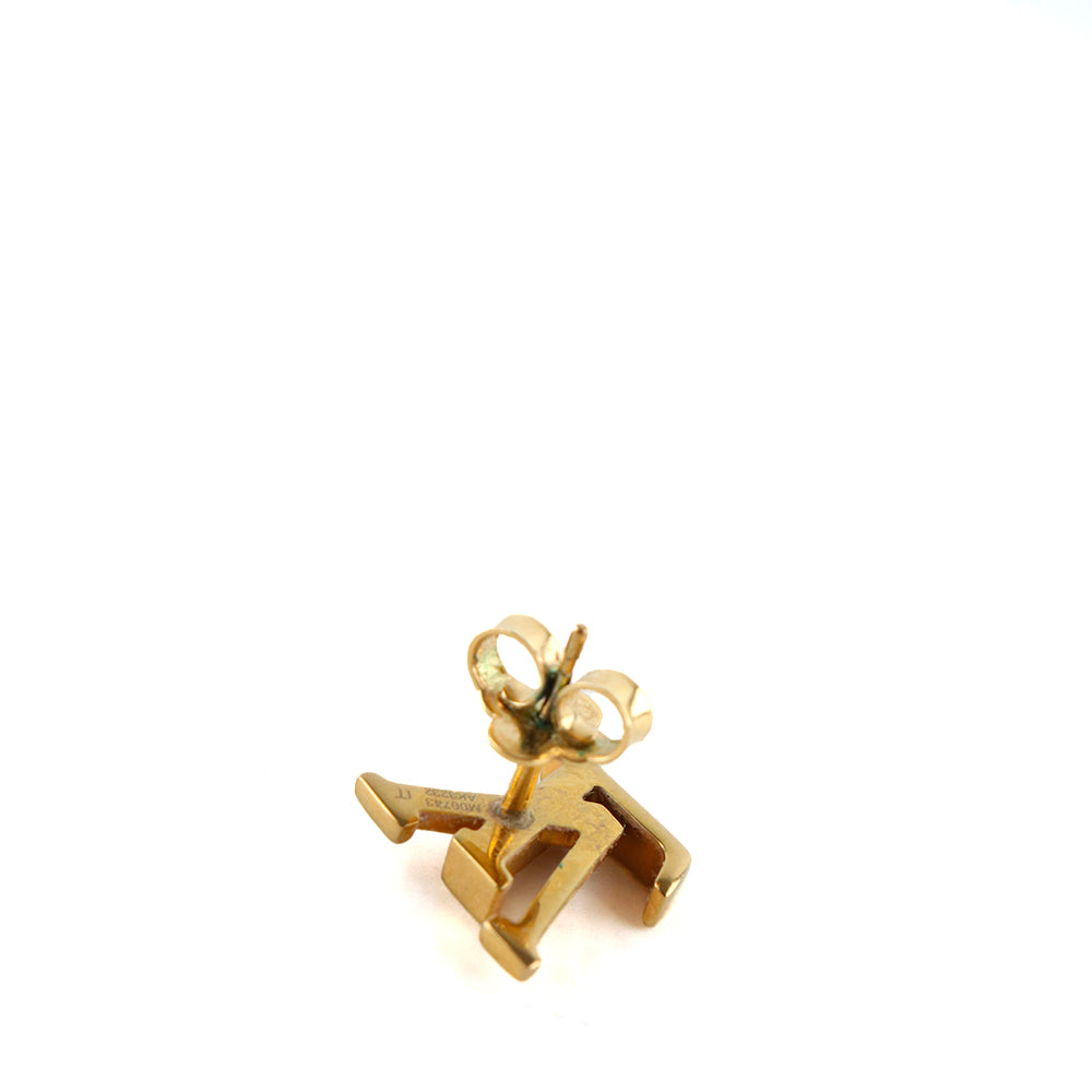 LOUIS VUITTON - Boucles d'oreilles LV Iconic dorées