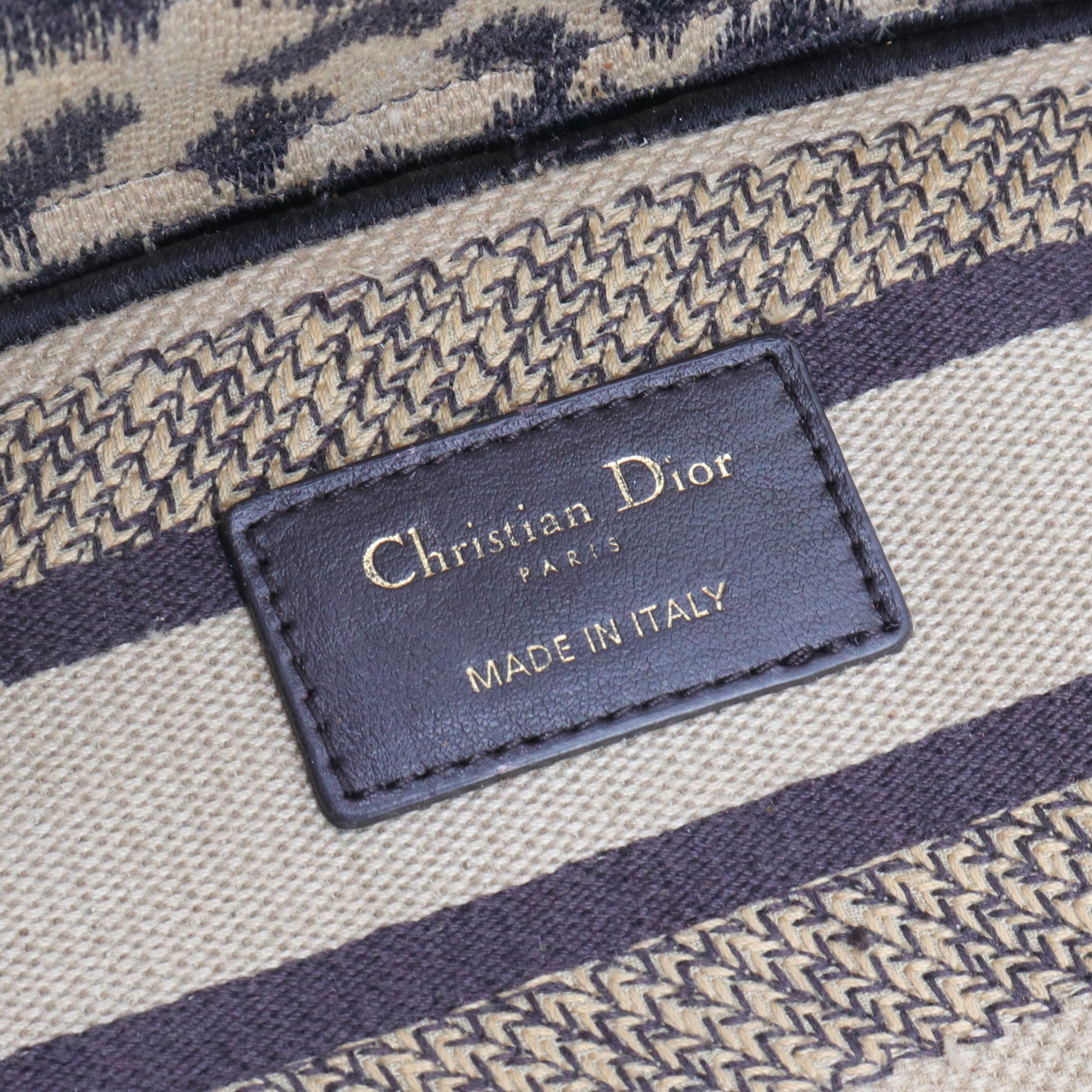 DIOR - Sac à bandoulière Lady D-Lite Dior en toile léopard