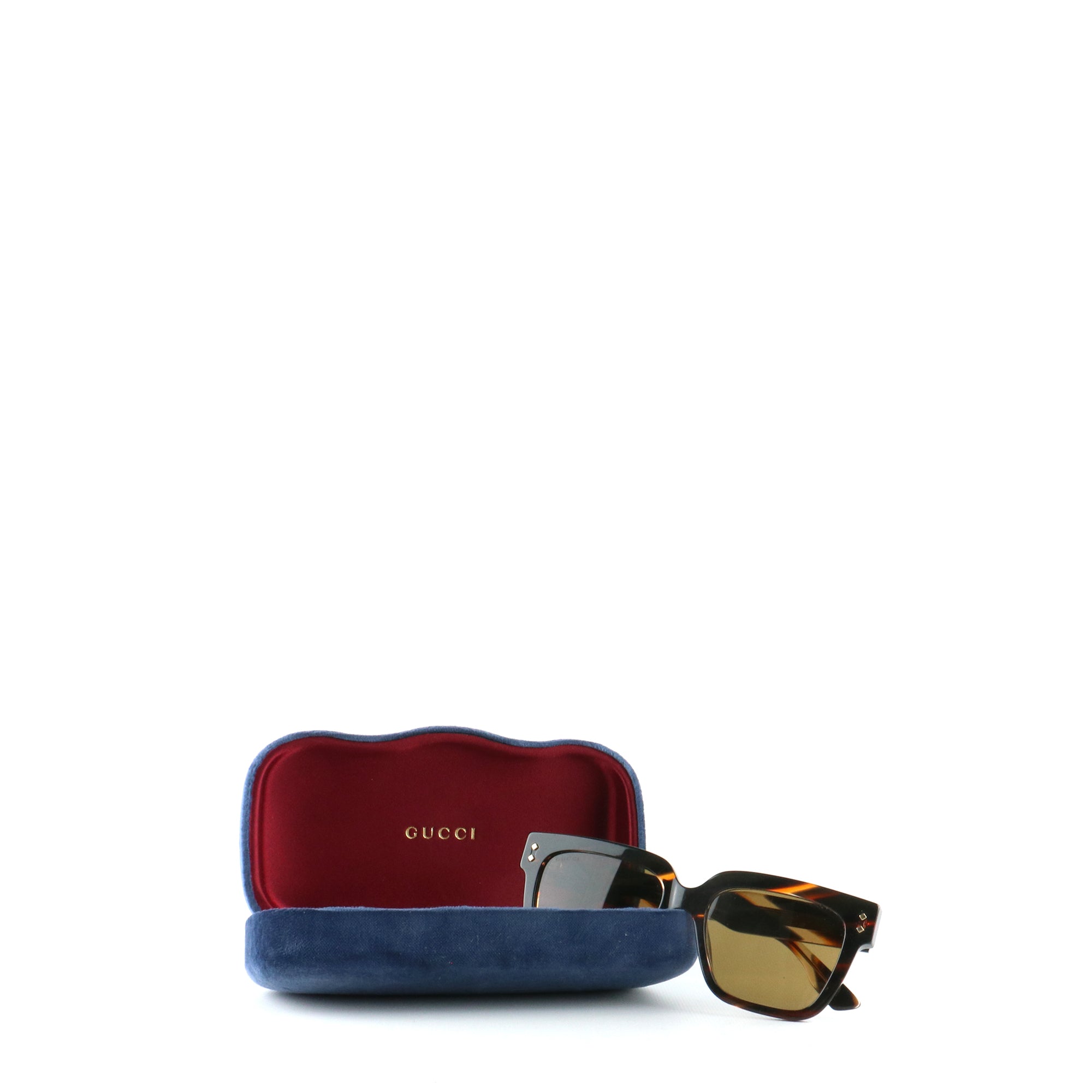 GUCCI - Brown tortoiseshell sunglasses