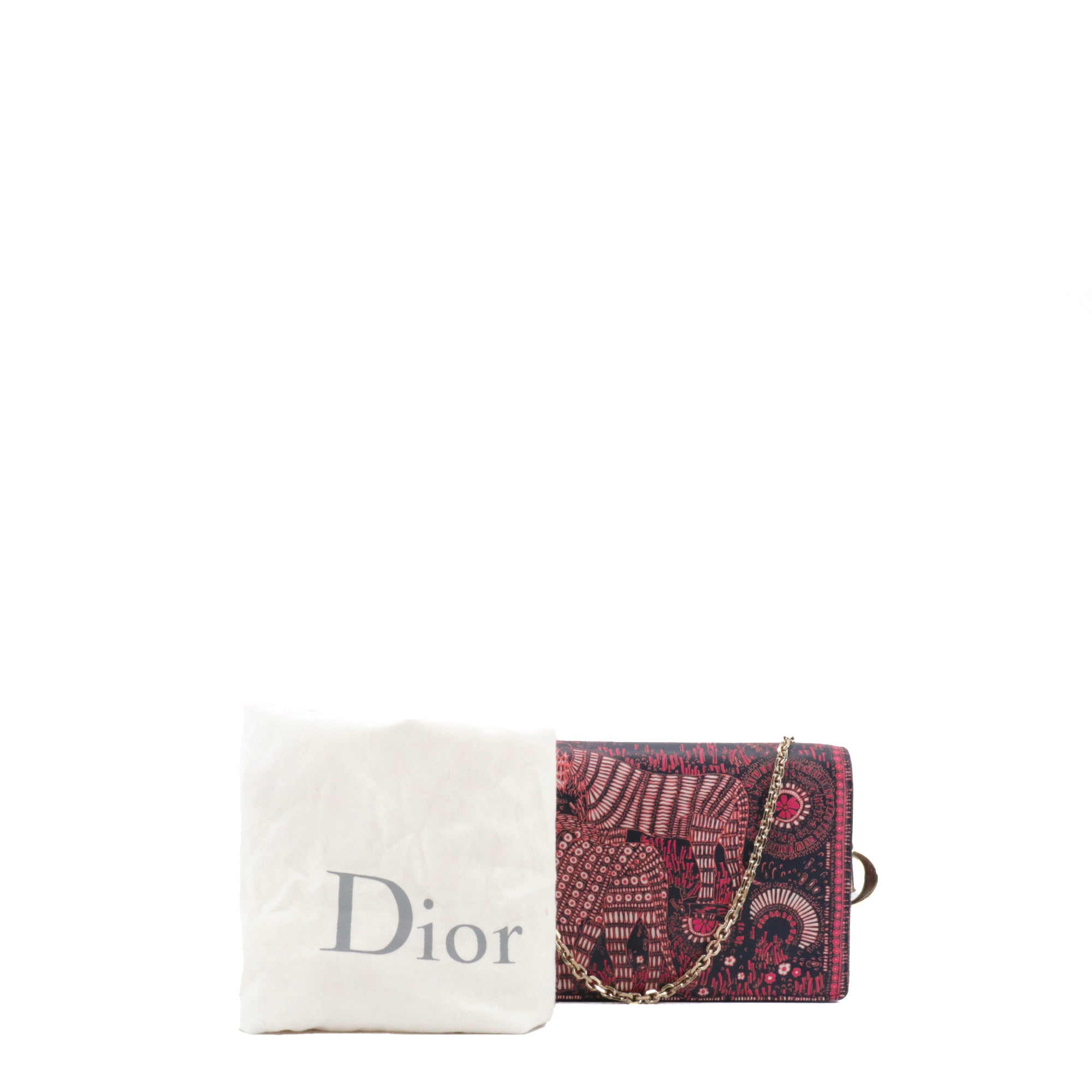 DIOR - Caro small denim shoulder bag