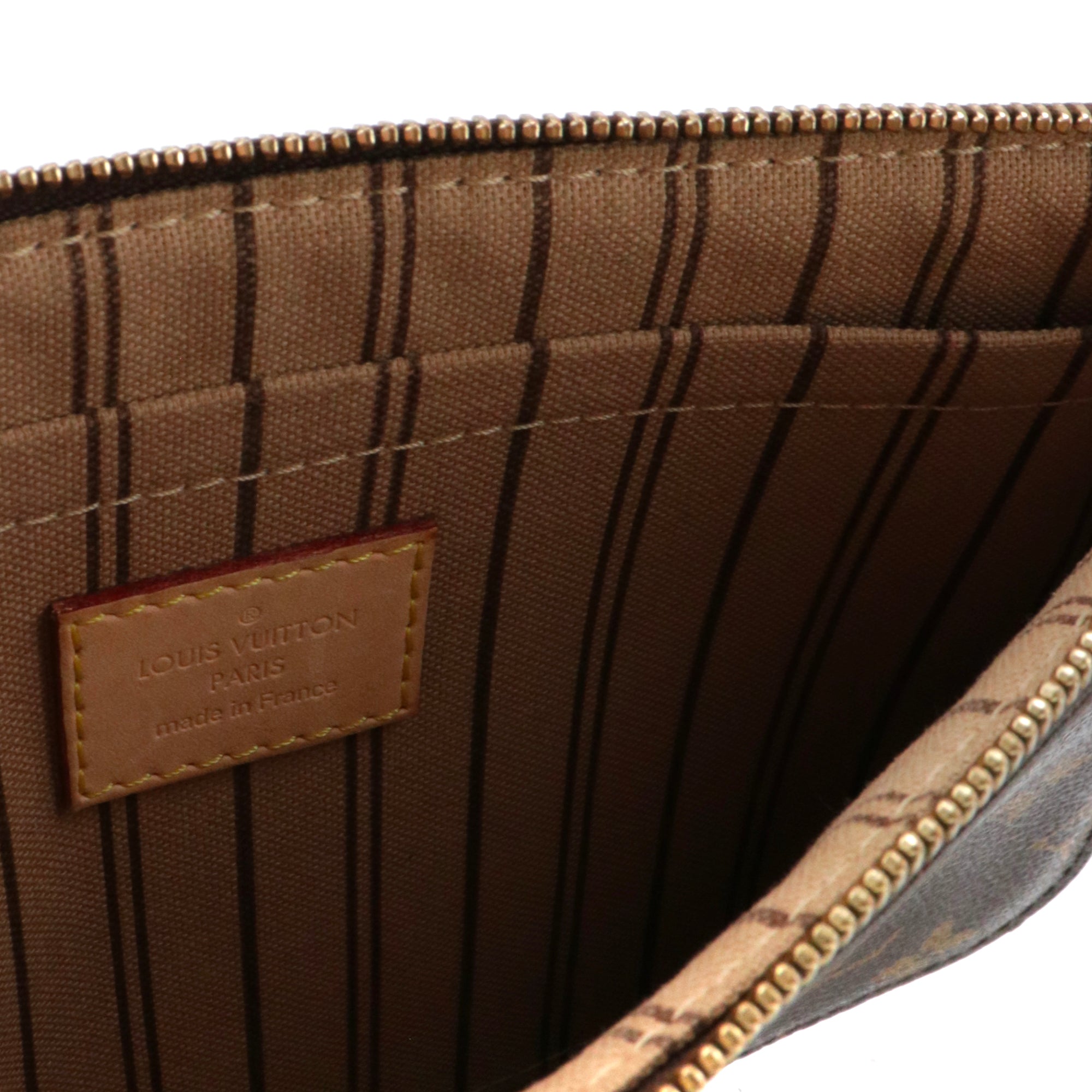 LOUIS VUITTON - Louis Vuitton Neverfull clutch in monogram canvas